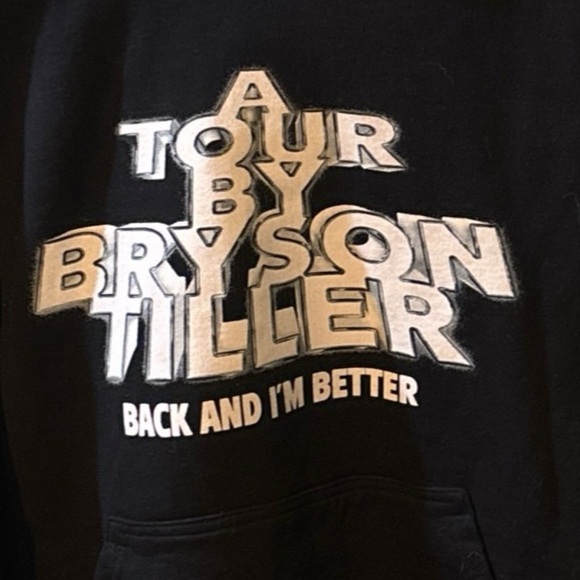Bryson Tiller Trapsoul Back And I'm Better Tour Hoodie - Picture 8 of 13